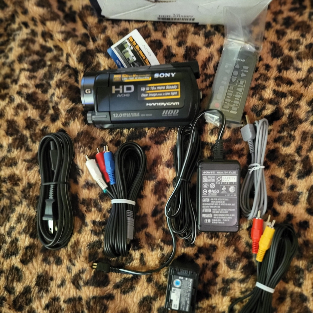 Sony Black Handycam with 12x Optical Zoom